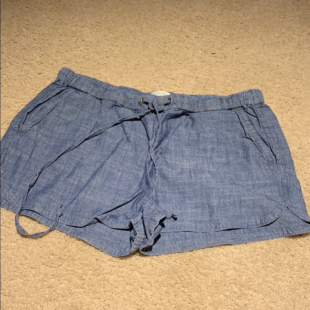 j crew denim summer shorts